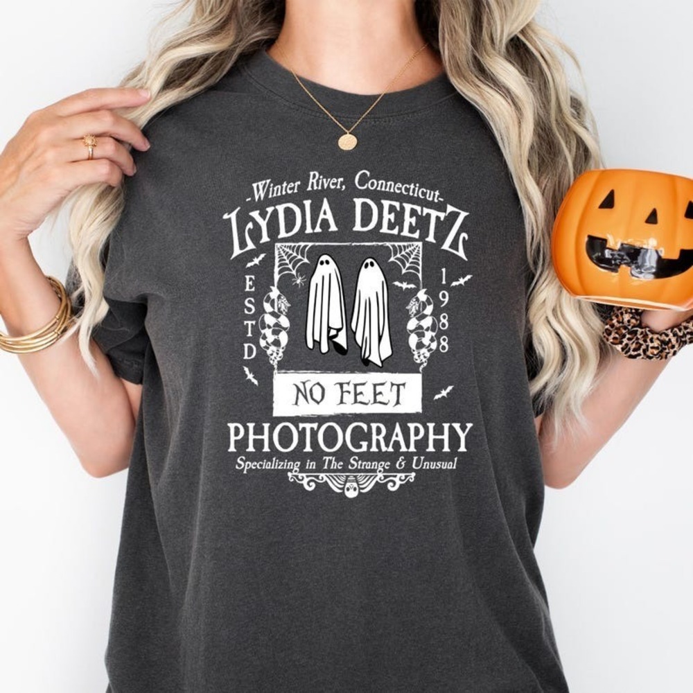 Lydia Deetz Photography Shirt, Halloween Graphics Unisex T-shirt